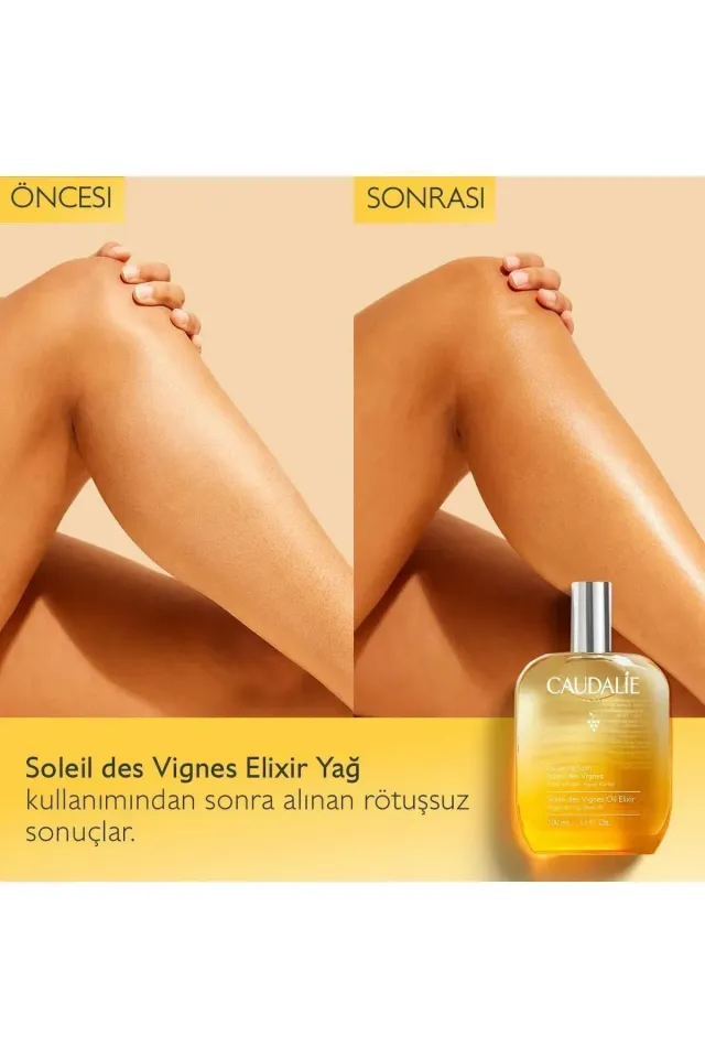 Caudalie Işıltı Verici Vücut Bakım Seti - Elixir Yağ 100 Ml + Duş Jeli 50 Ml + Göz Kremi 5 Ml
