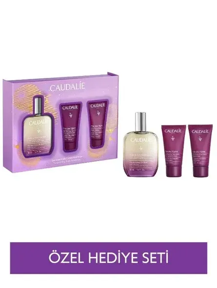 Caudalie Besleyici Elixir Yağ Seti - Elixir Yağ 50 ml+Duş Jeli 30 ml+Vücut Losyonu 30 ml