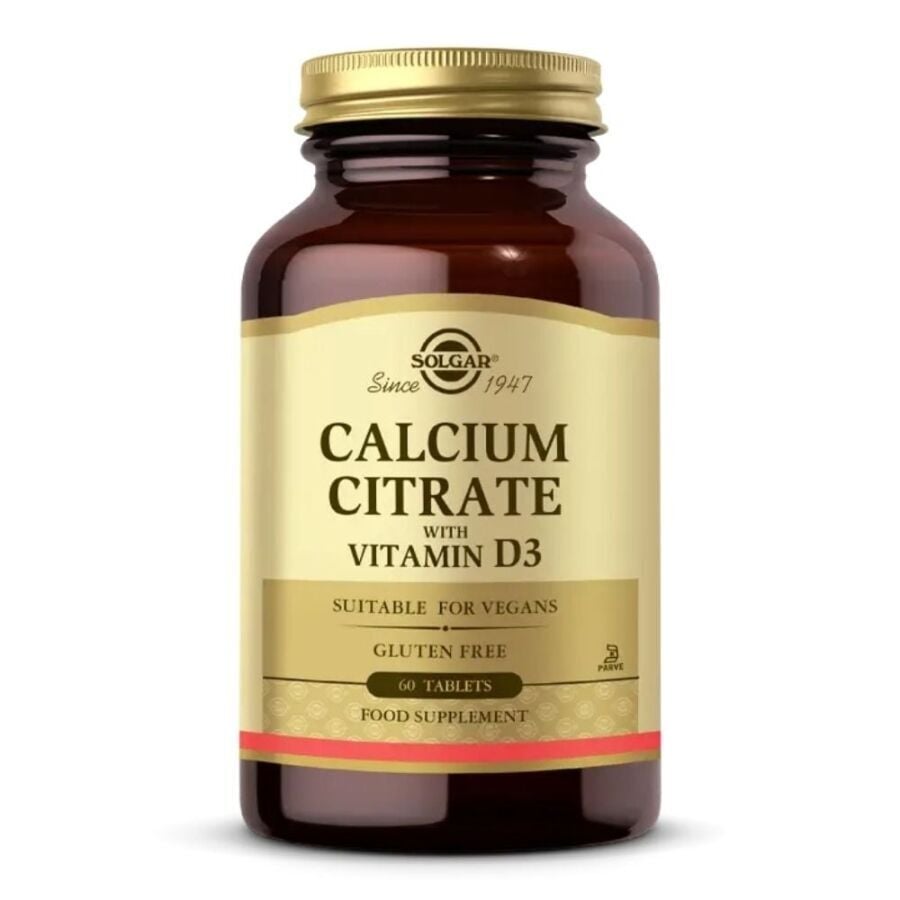 Solgar Calcium Citrate With Vitamin D3 60 Tablet