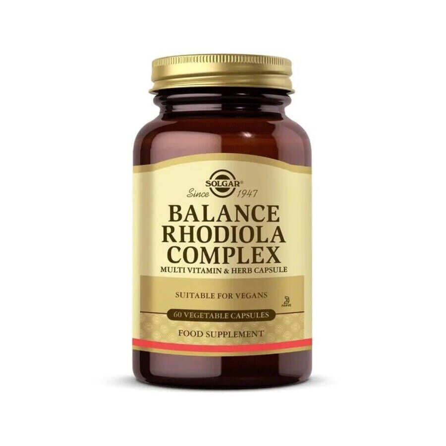 Solgar Balance Rhodiola Complex 60 Kapsül