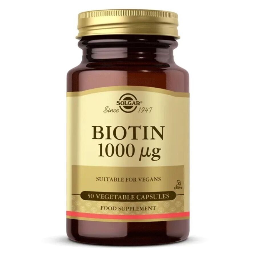 Solgar Biotin 1000 Mcg 50 Kapsül