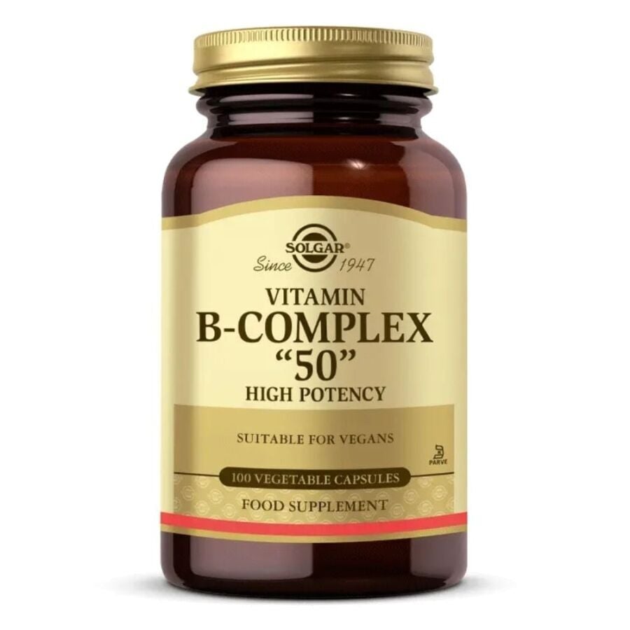 Solgar Vitamin B-Complex 50 Takviye Edici Gıda 100 Kapsül