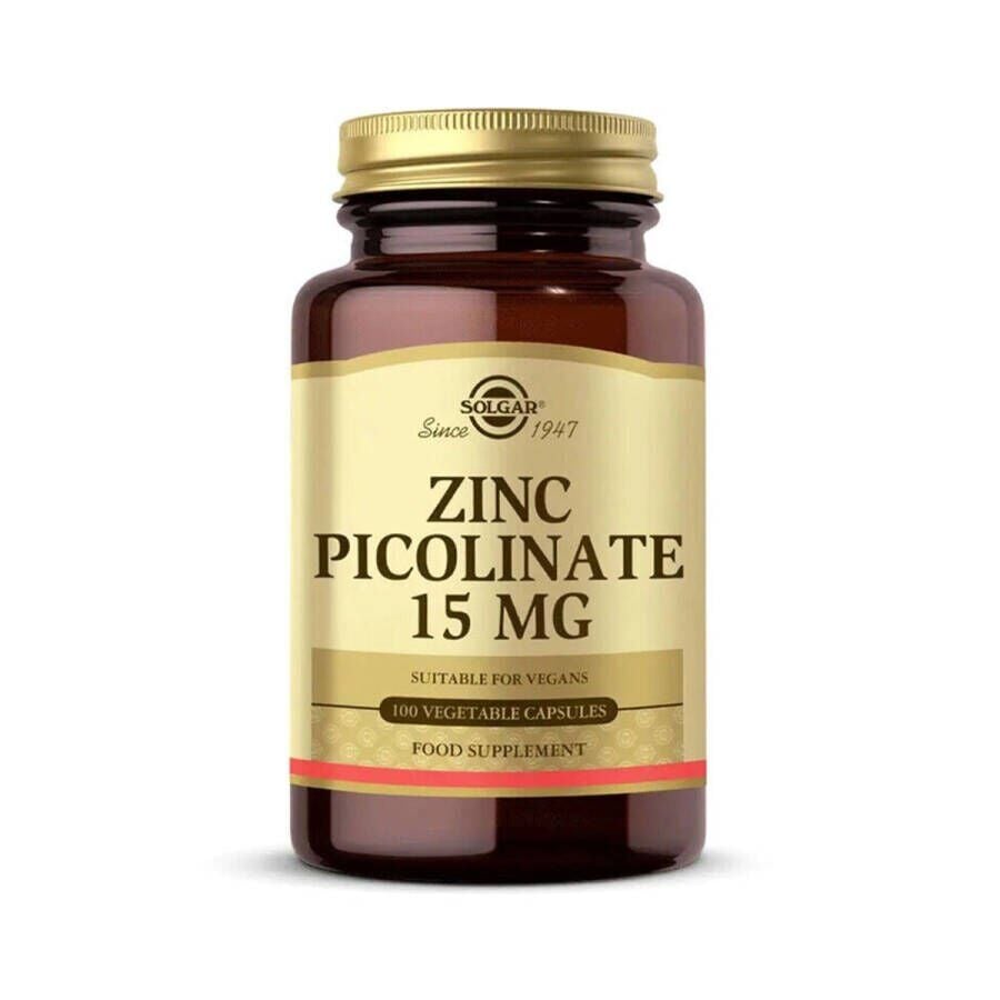 Solgar Zinc Picolinate 15 mg 100 Tablet