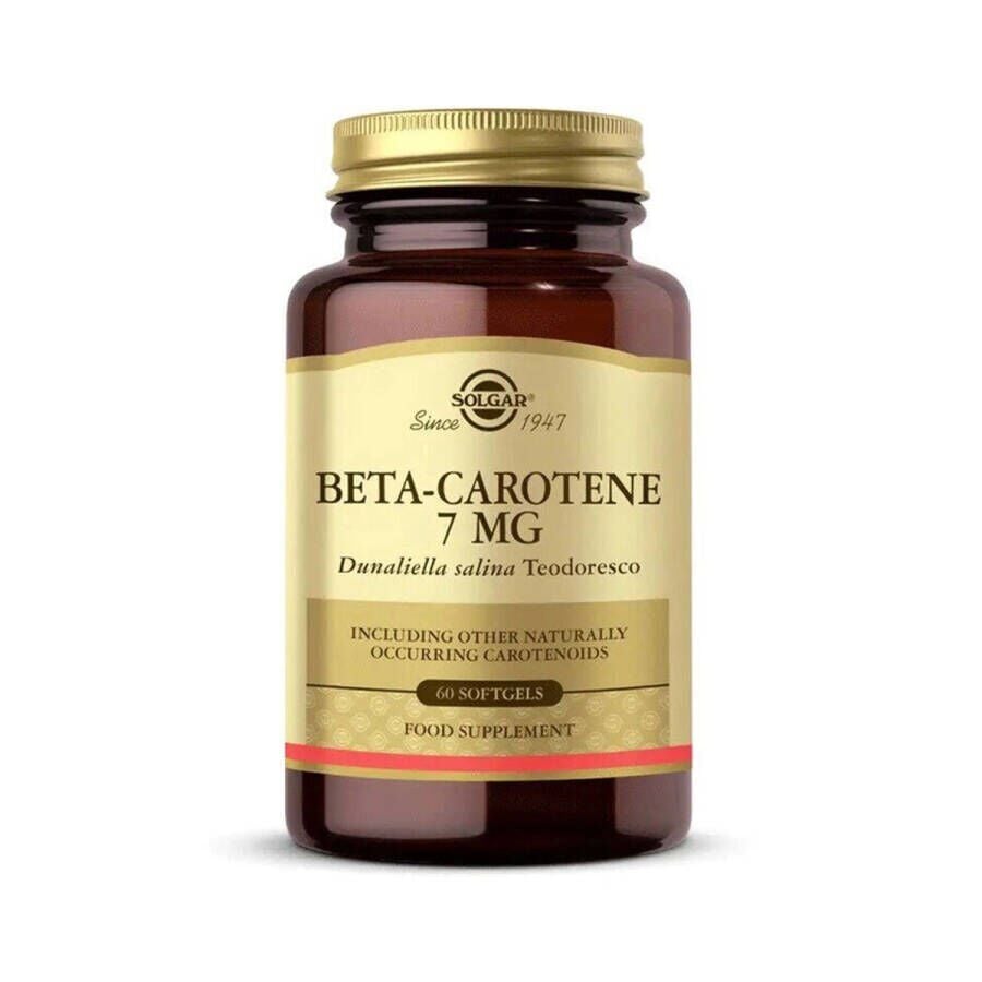 Solgar Beta-Carotene 7 mg 60 Yumuşak Kapsül