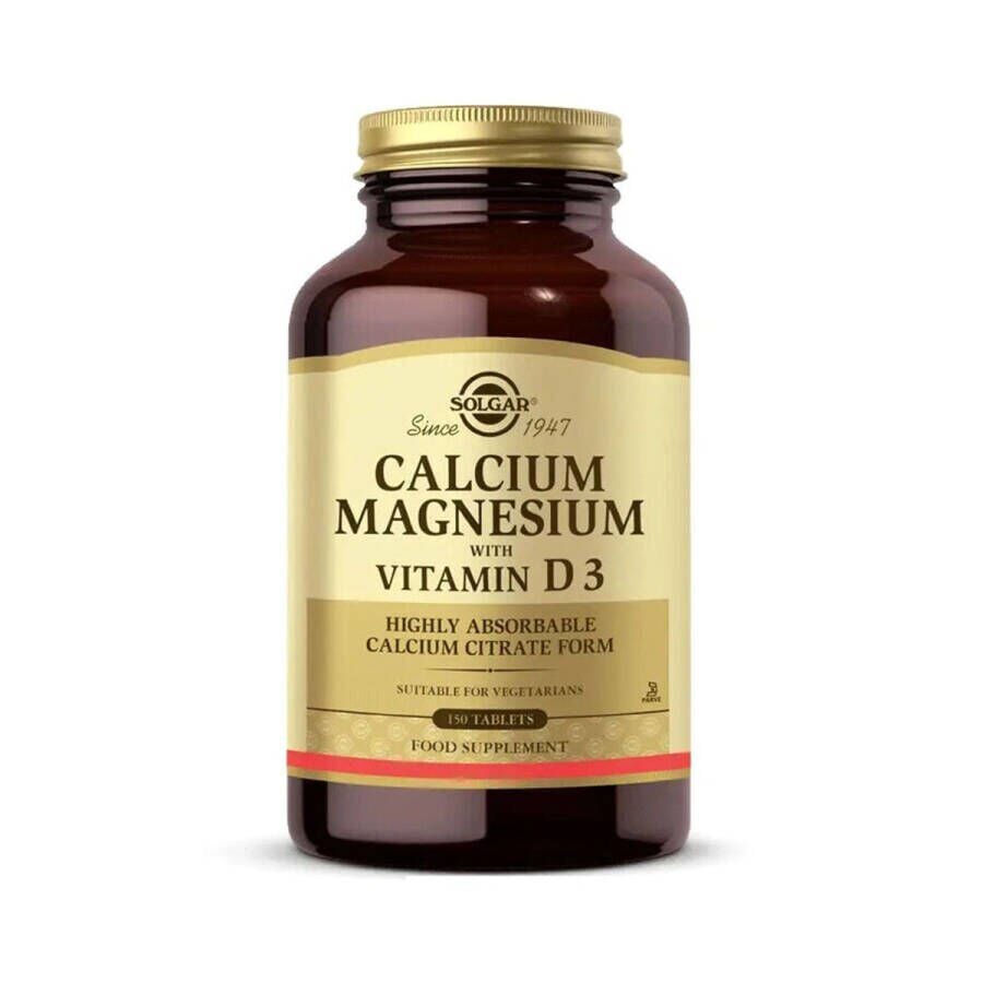 Solgar Calcium Magnesium Vitamin D3 150 Tablet