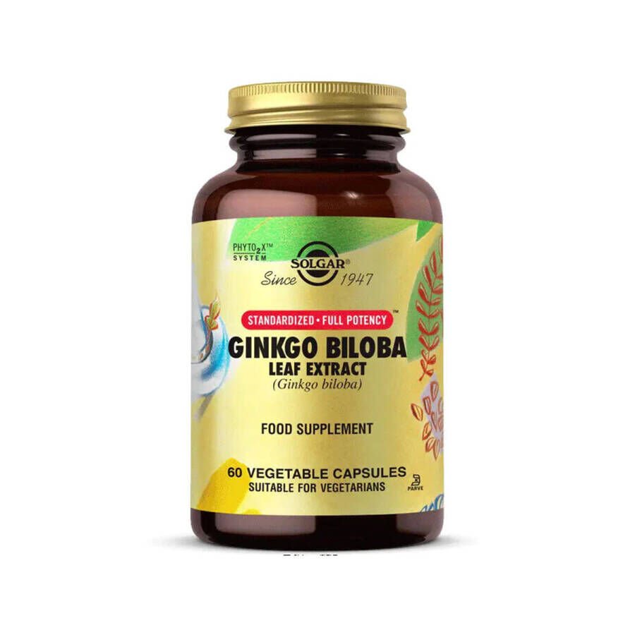 Solgar Ginkgo Biloba Leaf Extract 60 Kapsül