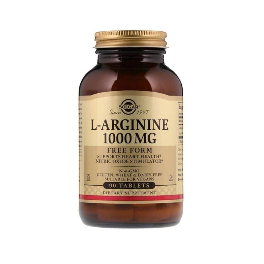 Solgar L–Arginine 1000 Mg 90 Kapsül