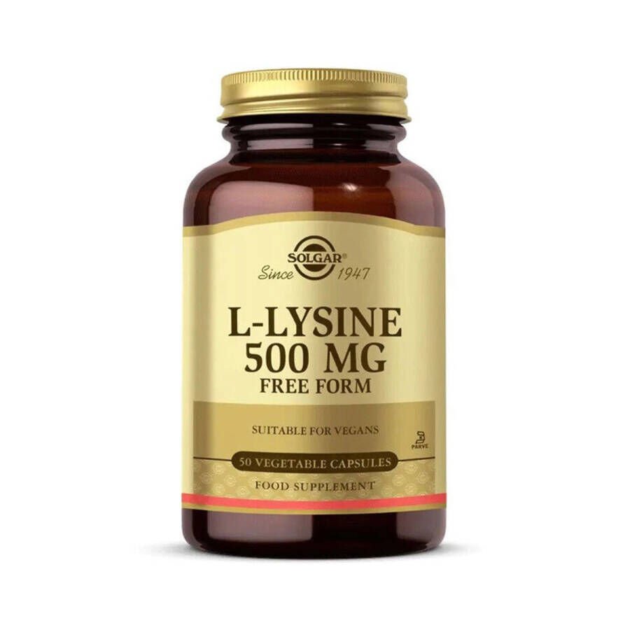 Solgar L-Lysine 500 Mg 50 Tablet