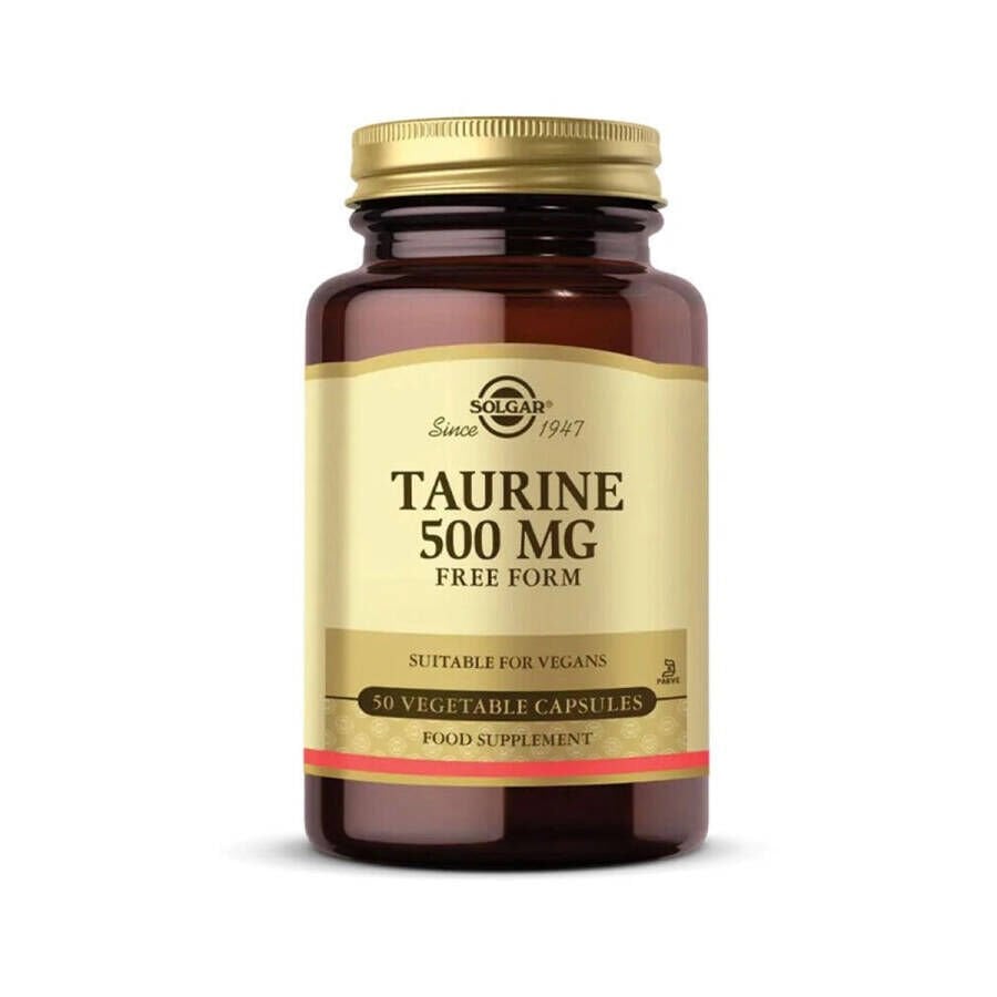 Solgar Taurine 500 mg 50 Kapsül