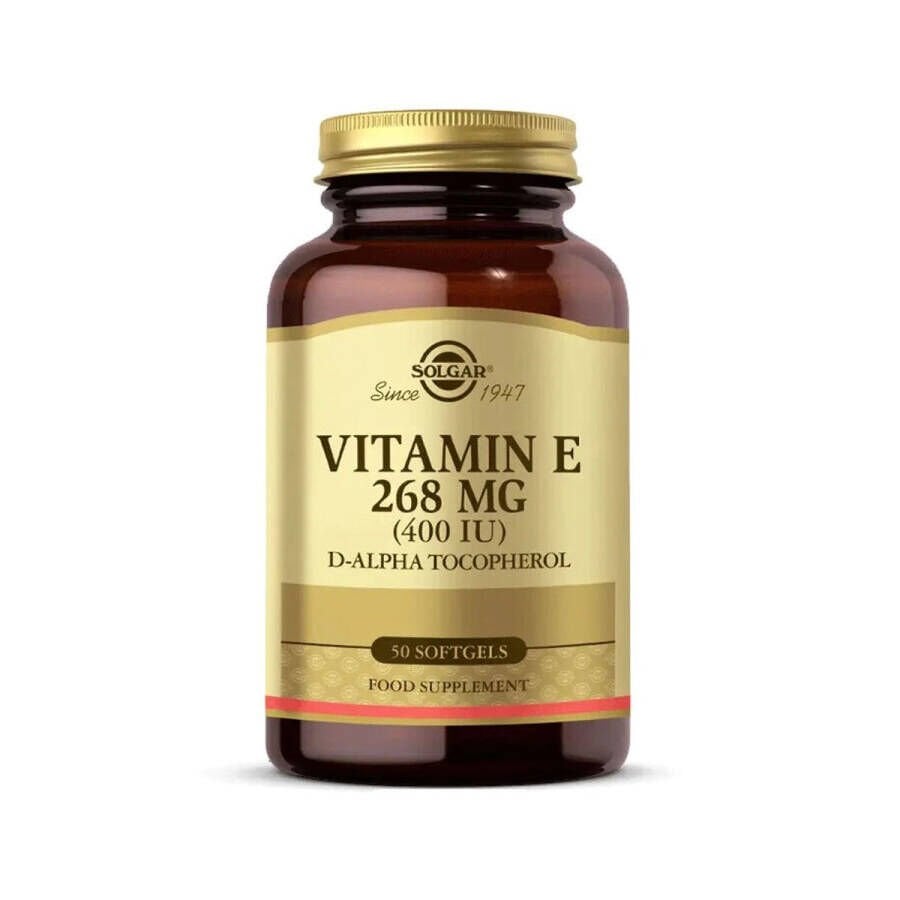Solgar Vitamin E 268 mg (400 IU) 50 Kapsül