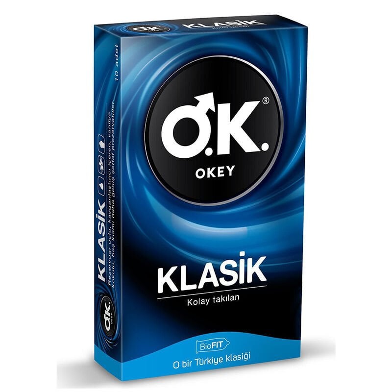 Okey Klasik Prezervatif 10 Adet