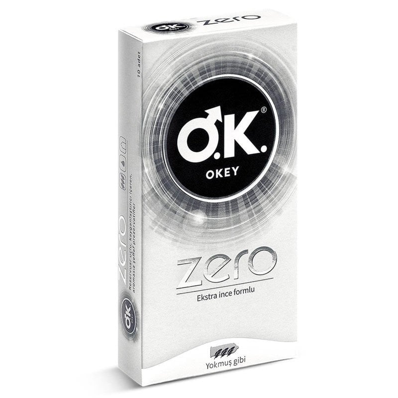 Okey Zero Ekstra İnce Formlu Prezervatif 10 Adet