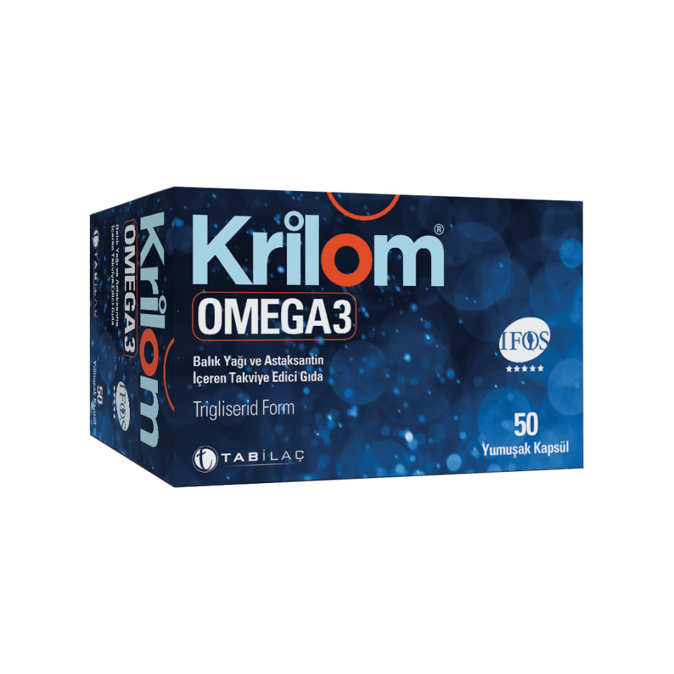 Krilom Omega 3 -yumuşak 50 kapsül