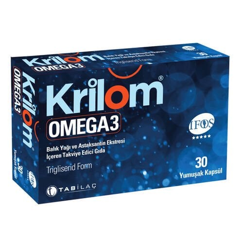 Krilom Omega 3-yumuşak 30 kapsül