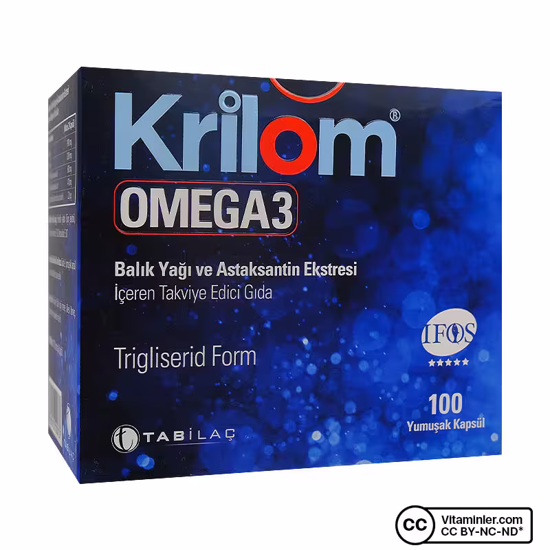 Krilom Omega 3-yumuşak 100 kapsül