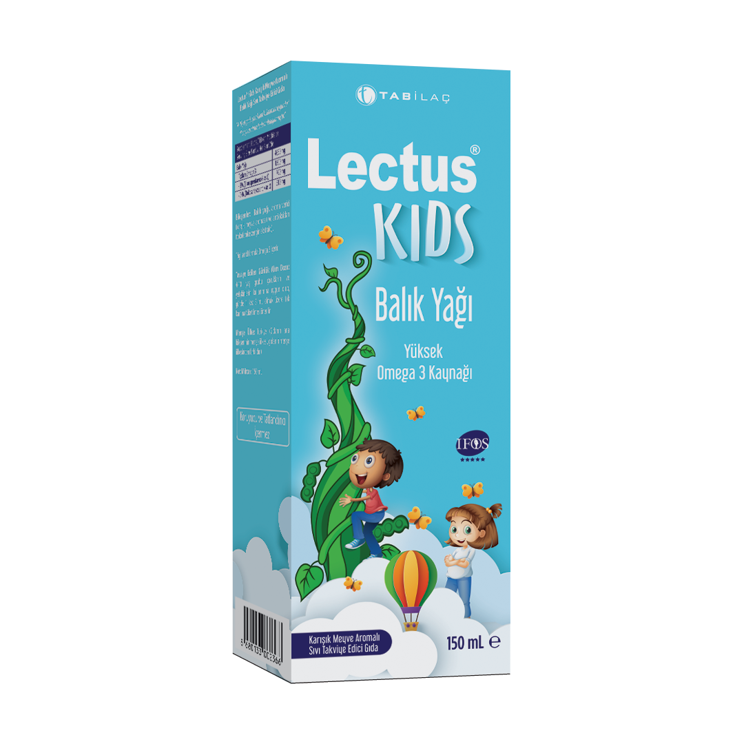 Lectus Kids Balık Yağı Karışık Meyve Aromalı 150 ml