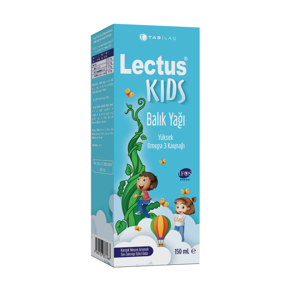 Lectus Kids Balık Yağı Karışık Meyve Aromalı 150 ml