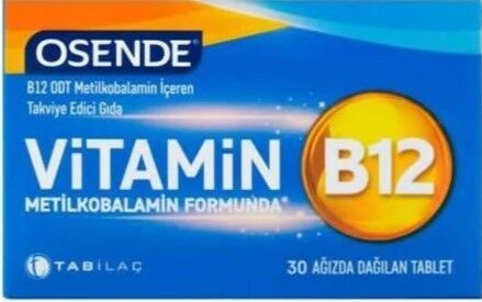 Osende B12 ağızda dağılan 30 tablet