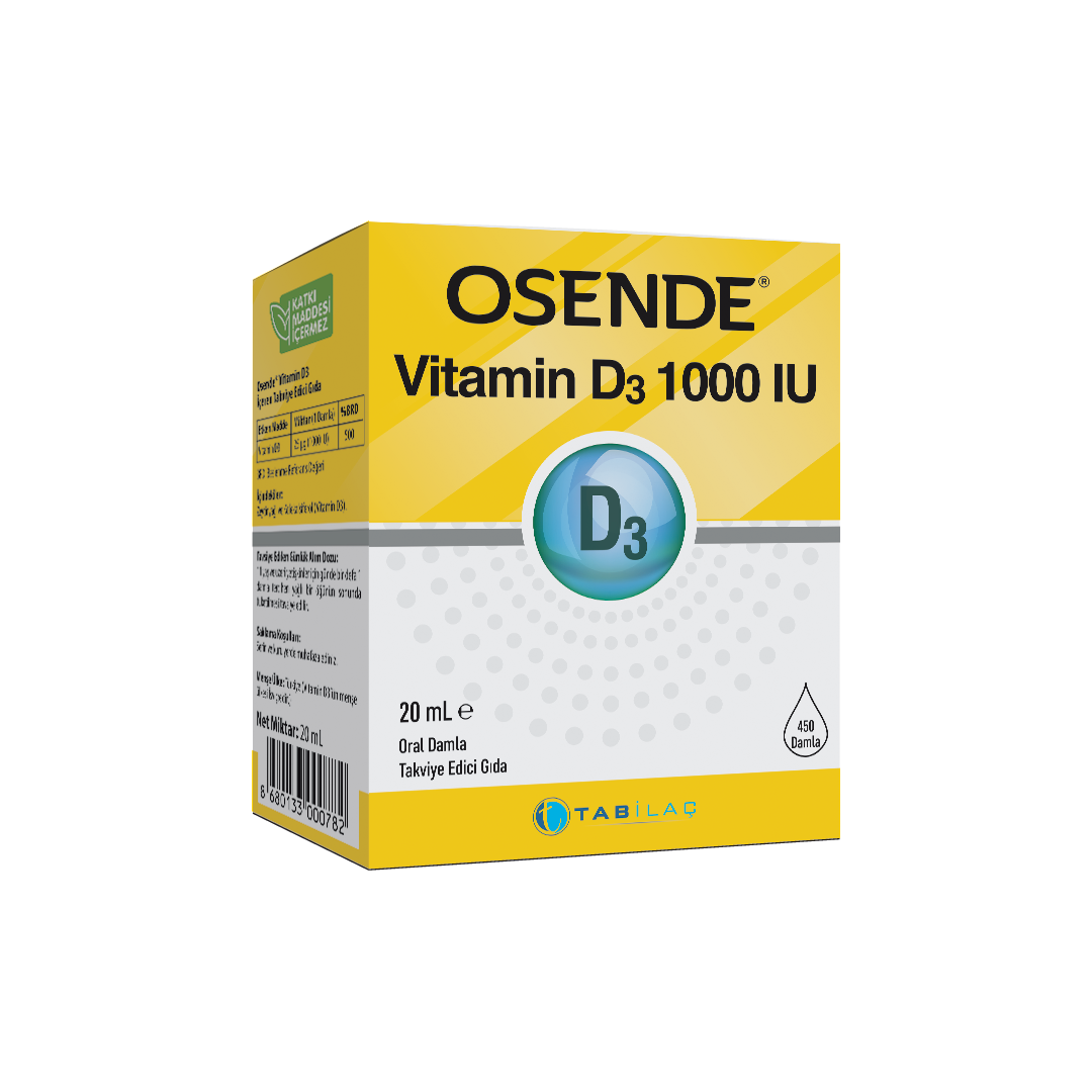 Osende D3 1000 IU Damla 20 ml