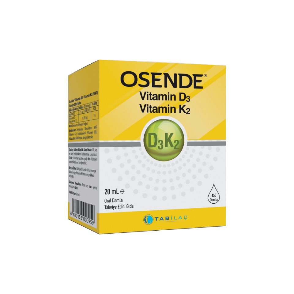 Osende D3K2 Damla 20 ml