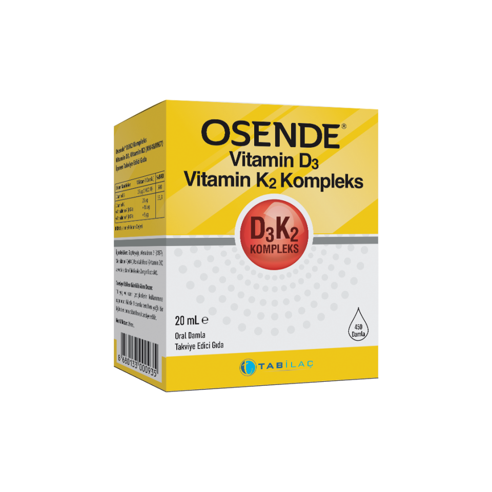 Osende D3K2 Kompleks Damla 20 ml