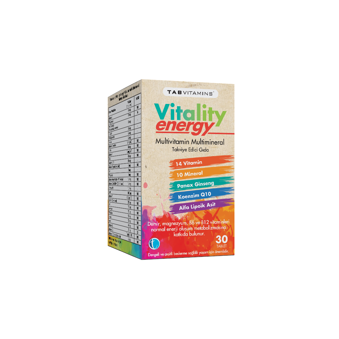 TABVITAMINS Vitality Energy 30 tablet