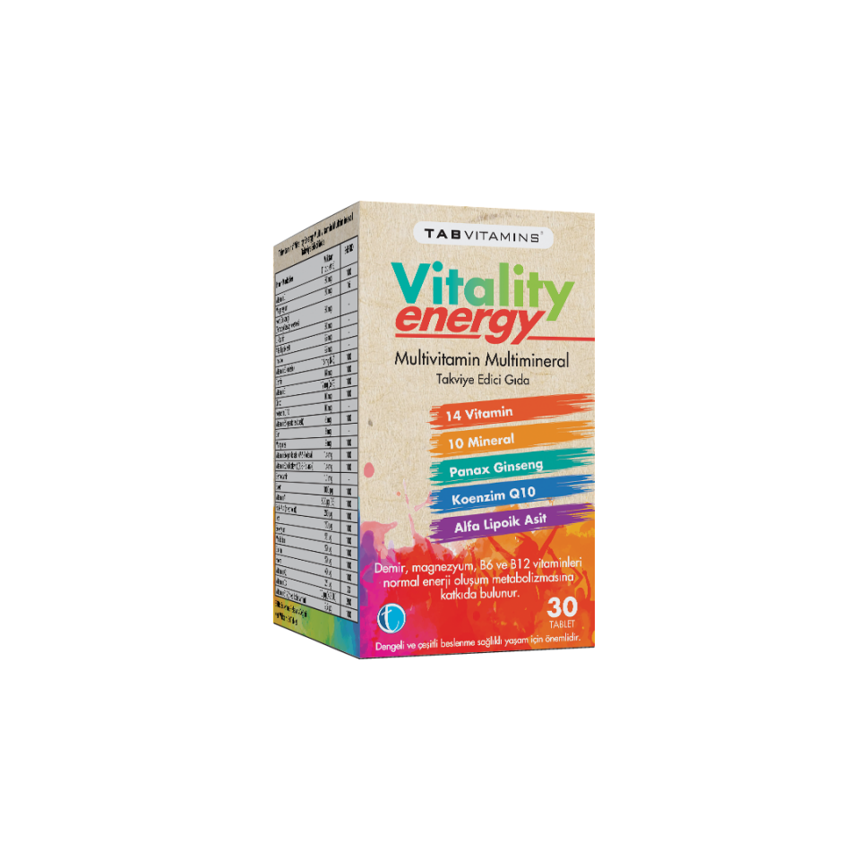 TABVITAMINS Vitality Energy 30 tablet