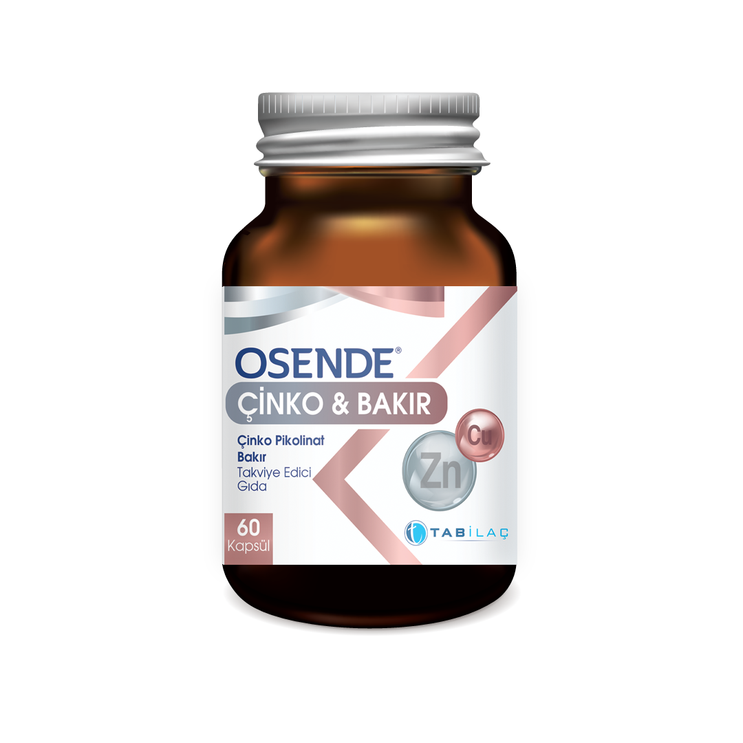 Osende Çinko & Bakır 60 kapsül