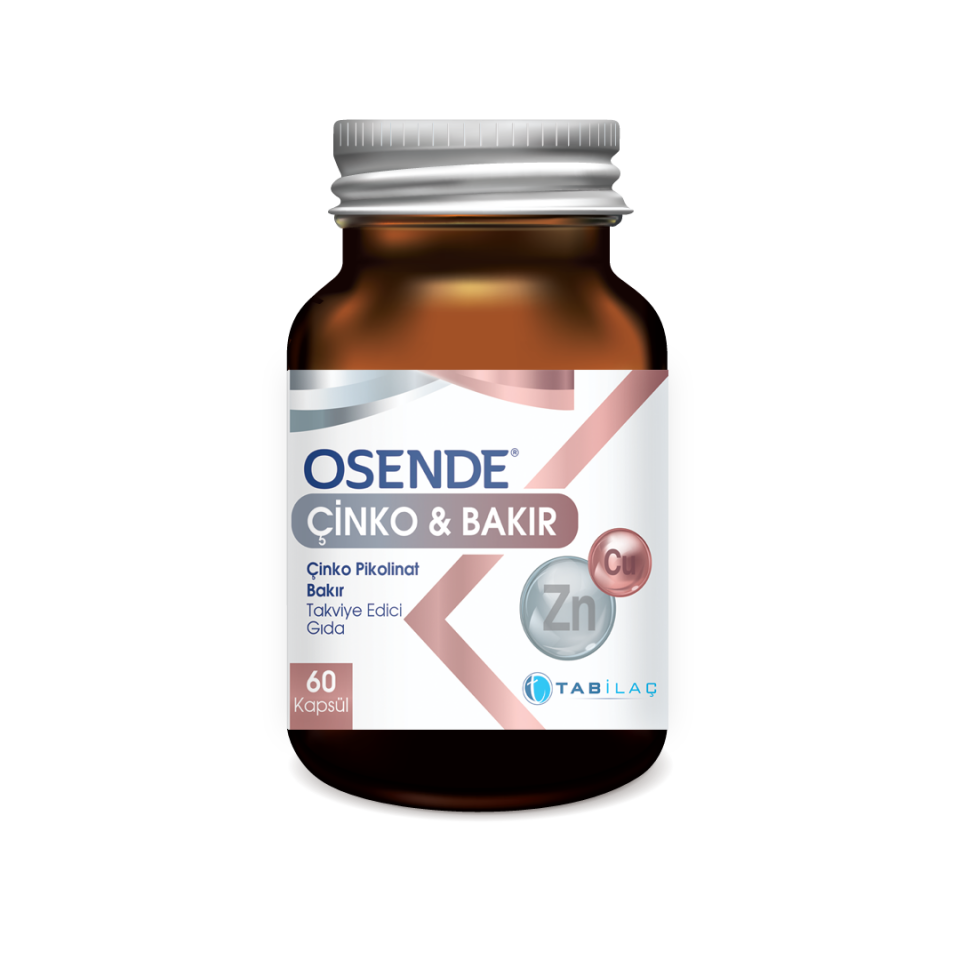 Osende Çinko & Bakır 60 kapsül