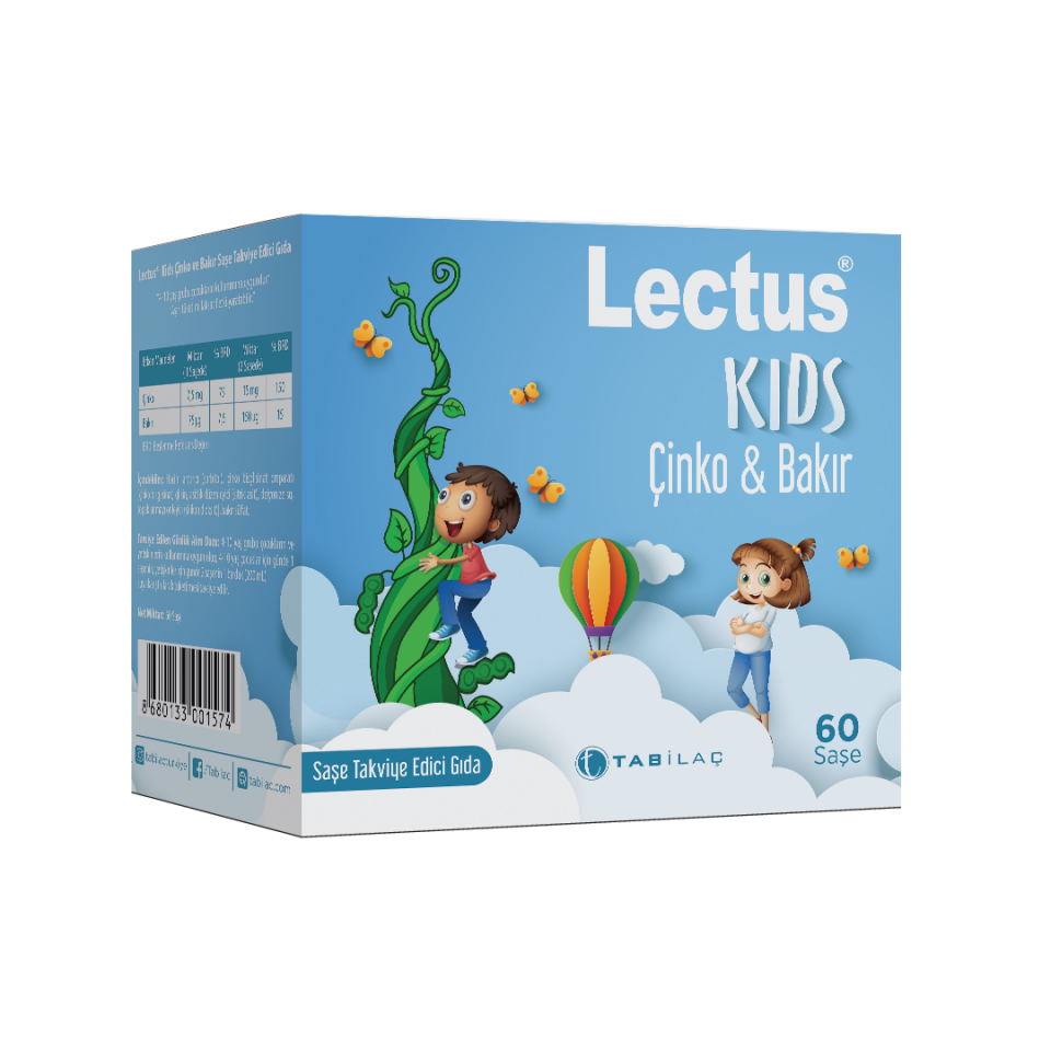 Lectus Kids Çinko&Bakır 60 şase