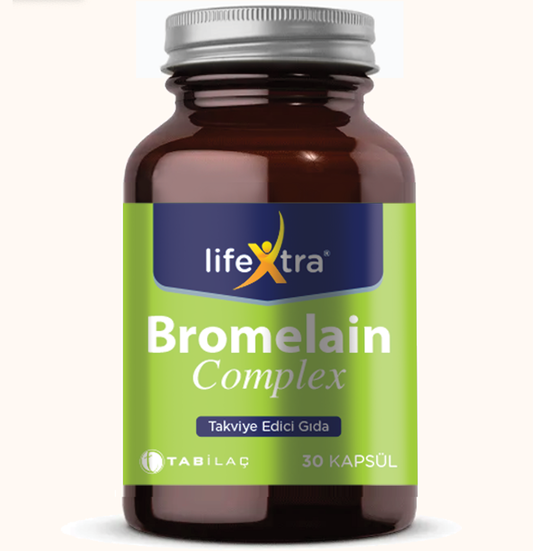 LifeXtra Bromelain Complex 30 kapsül