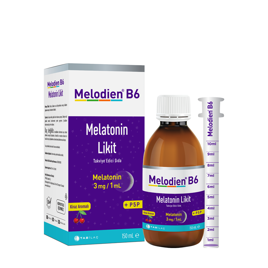 Melodien B6 Melatonin Likit 150 ml