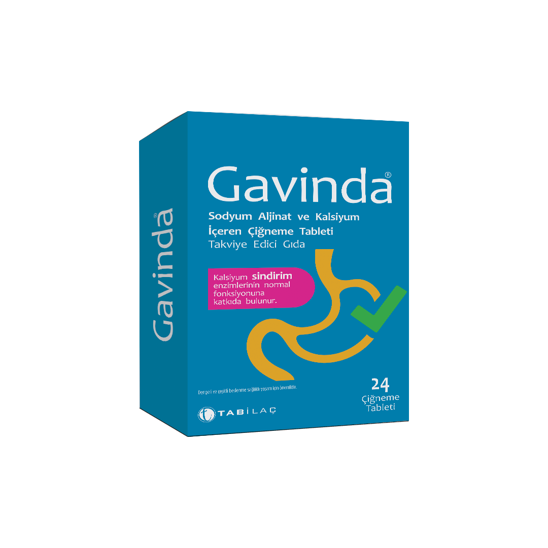 Gavinda 24 Çiğneme Tableti