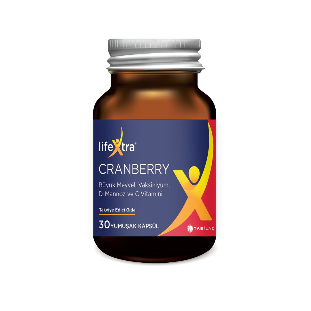LifeXtra CRANBERRY yumuşak 30 kapsül