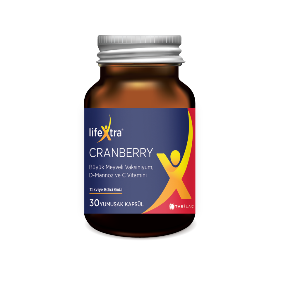 LifeXtra CRANBERRY yumuşak 30 kapsül