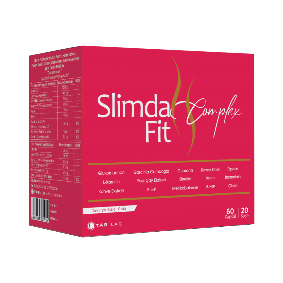 Slimda Fit Complex 60kapsül/20 şase