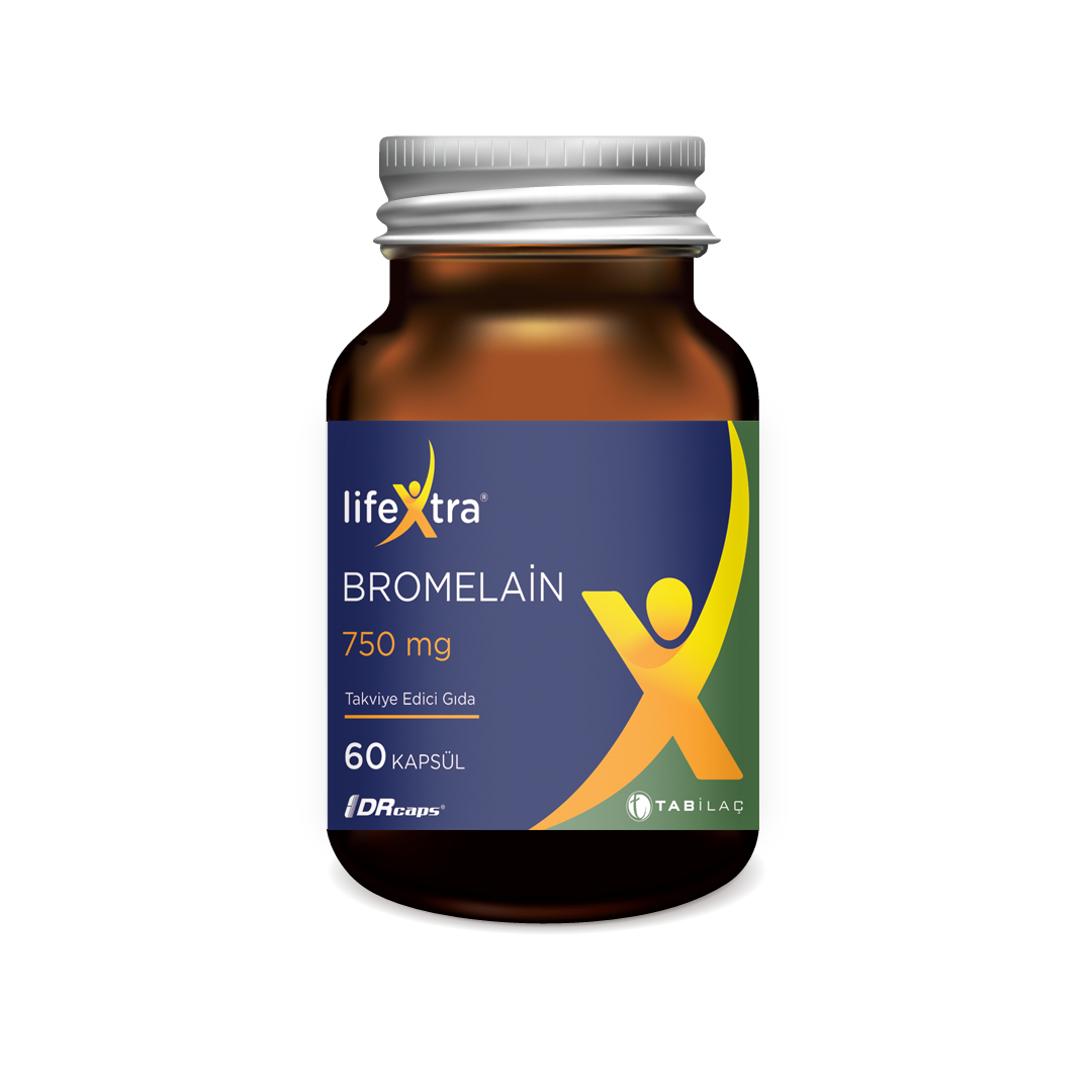LifeXtra Bromelain 750 mg 60 kapsül