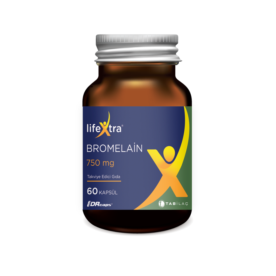 LifeXtra Bromelain 750 mg 60 kapsül