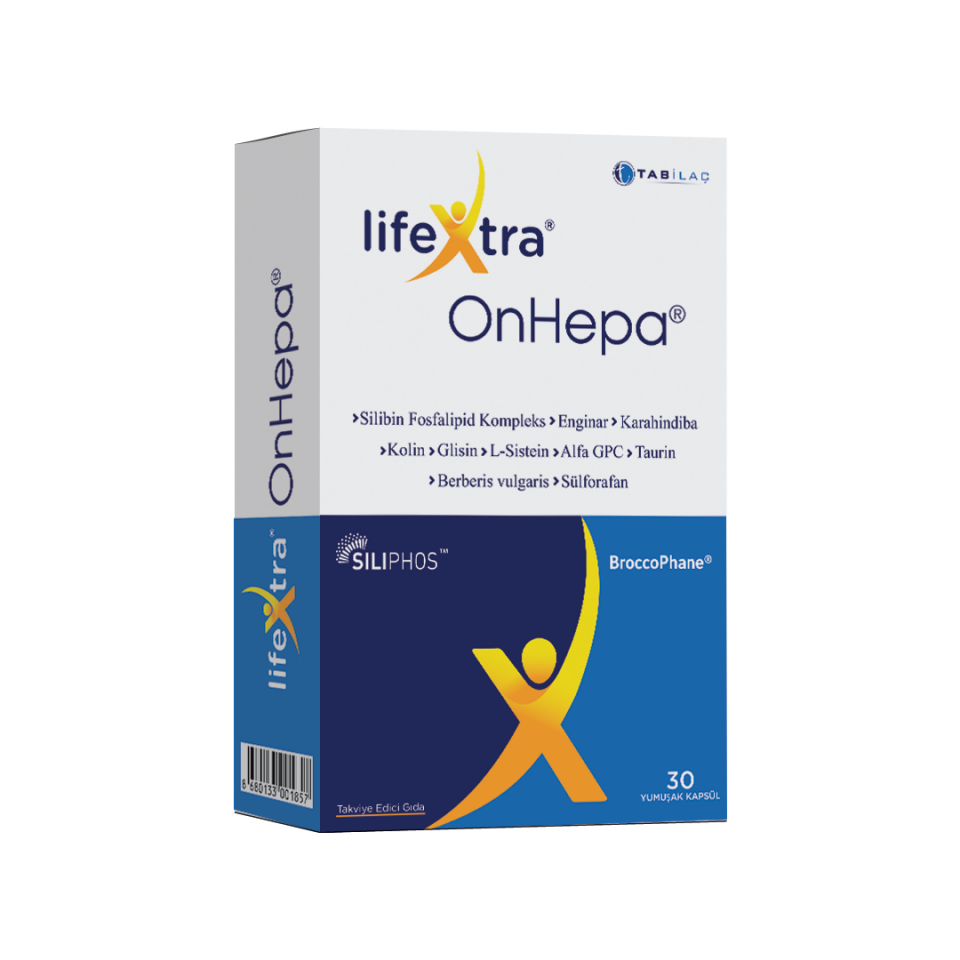 LifeXtra OnHepa yumuşak 30 kapsül