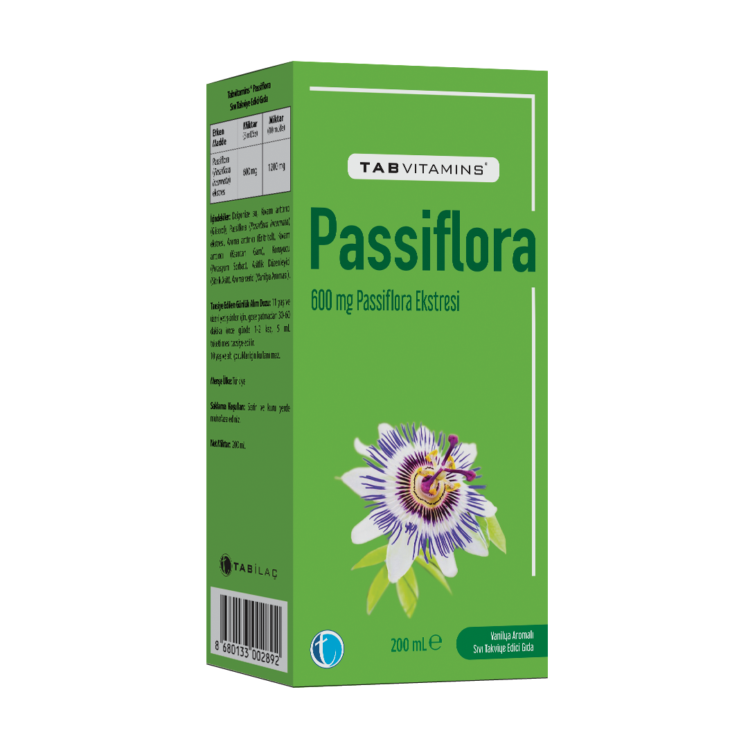 TABVITAMINS Passiflora Likit 200 ml