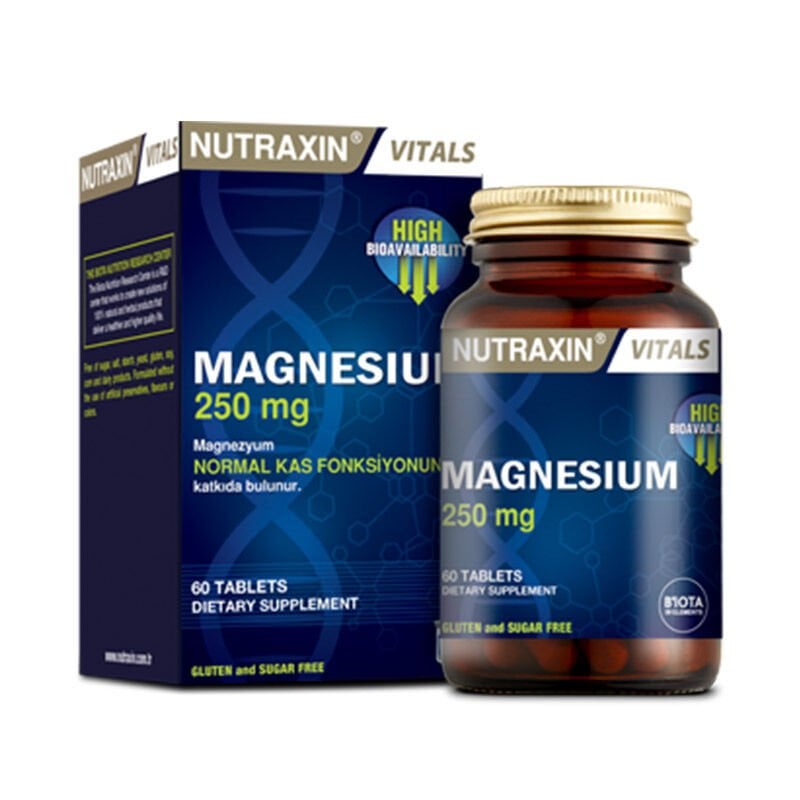 Nutraxin Magnesium Citrate 250 mg  60 Tablet