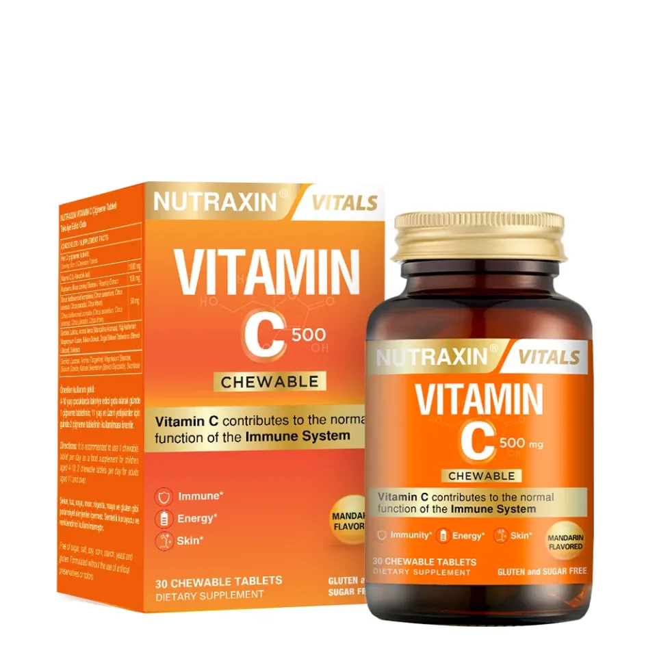 Vitamin C Chewable (Çiğnenebilir) 30 tablet