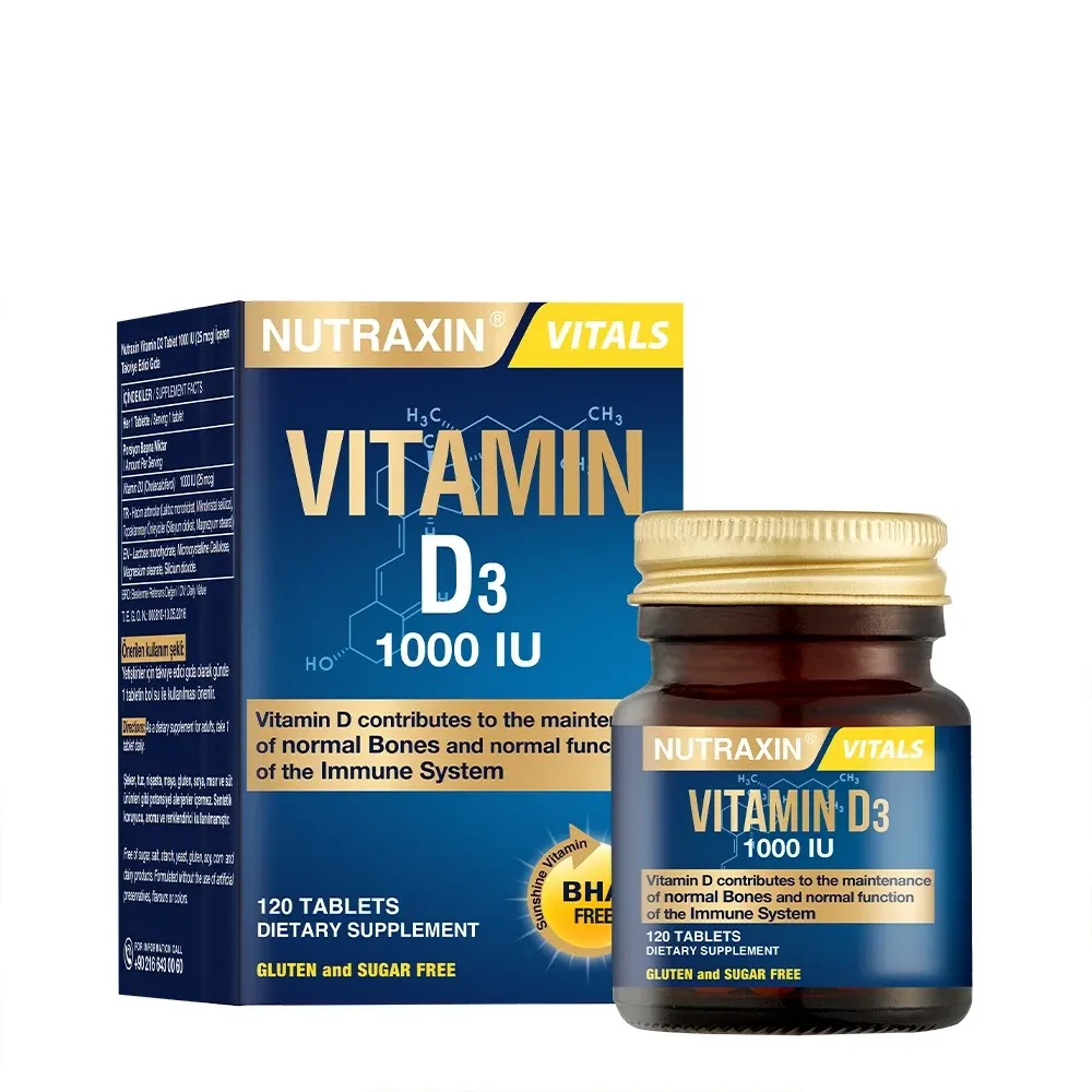 Nutraxin Vitamin D3 120 Tablet