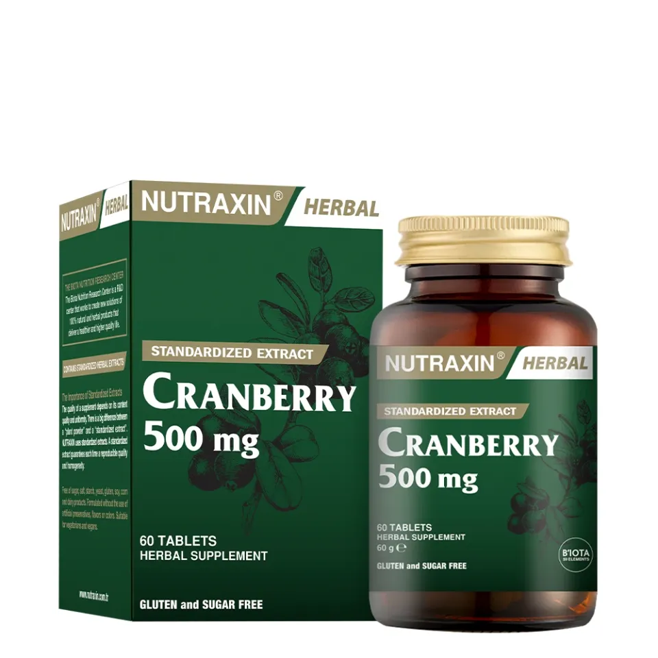 Nutraxin Cranberry 500 mg 60 tablet