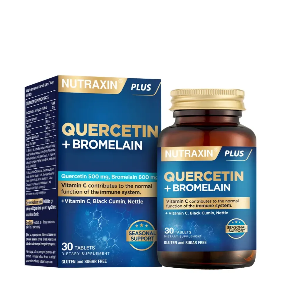 Nutraxin Plus Quercetin + Bromelain 30 tablet