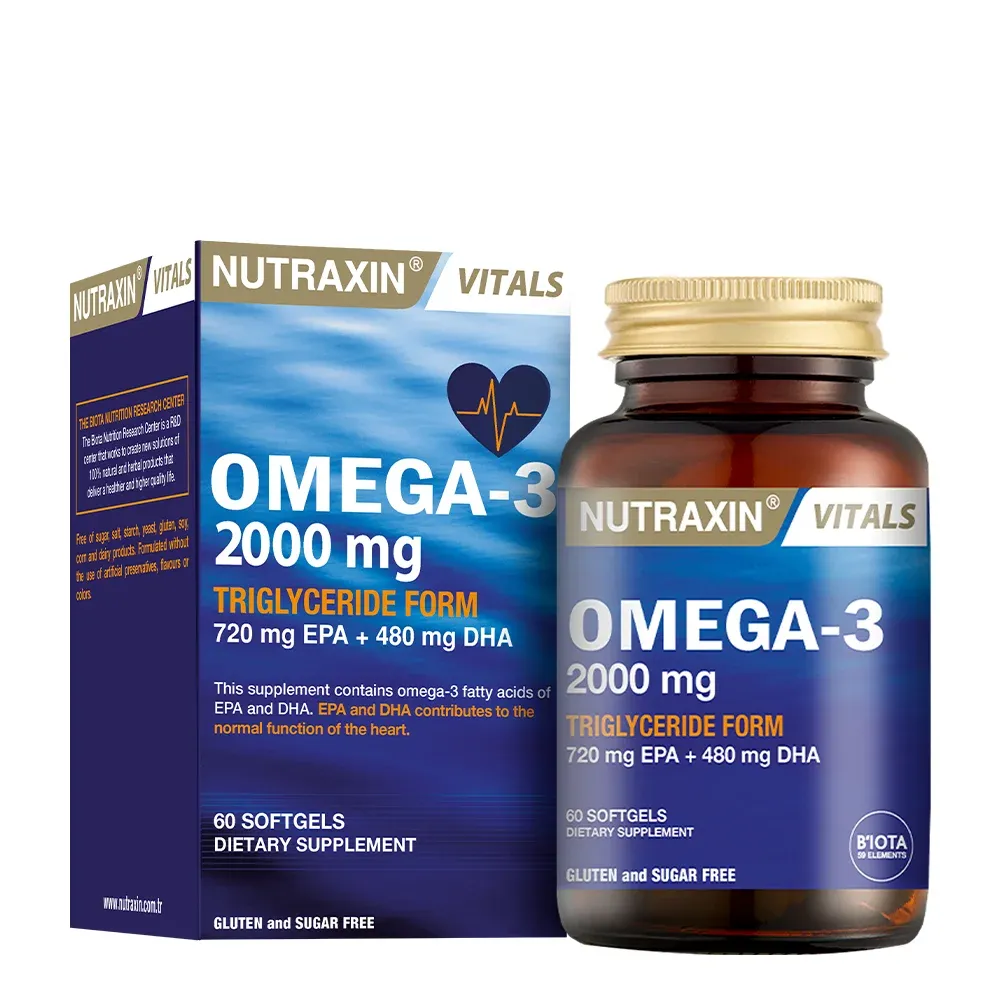 Nutraxin Omega-3 yumuşak 60 jel kapsül