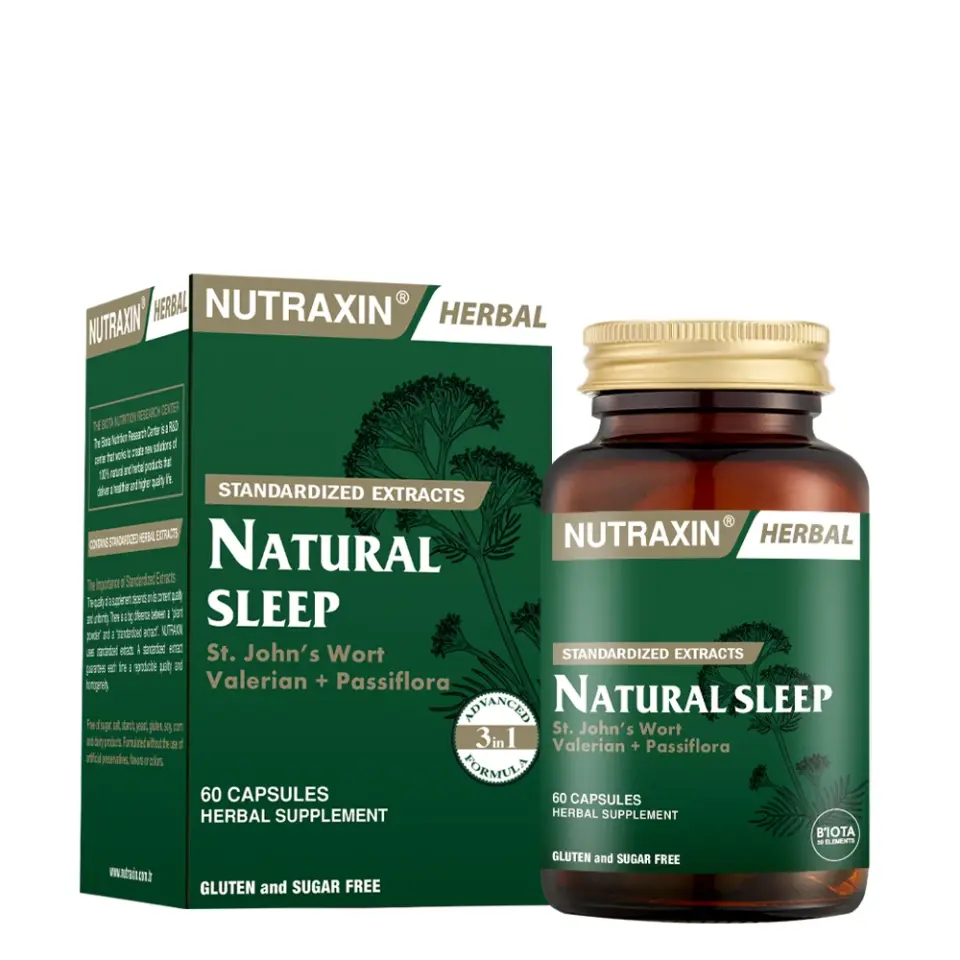 Nutraxin Natural Sleep 60 kapsül