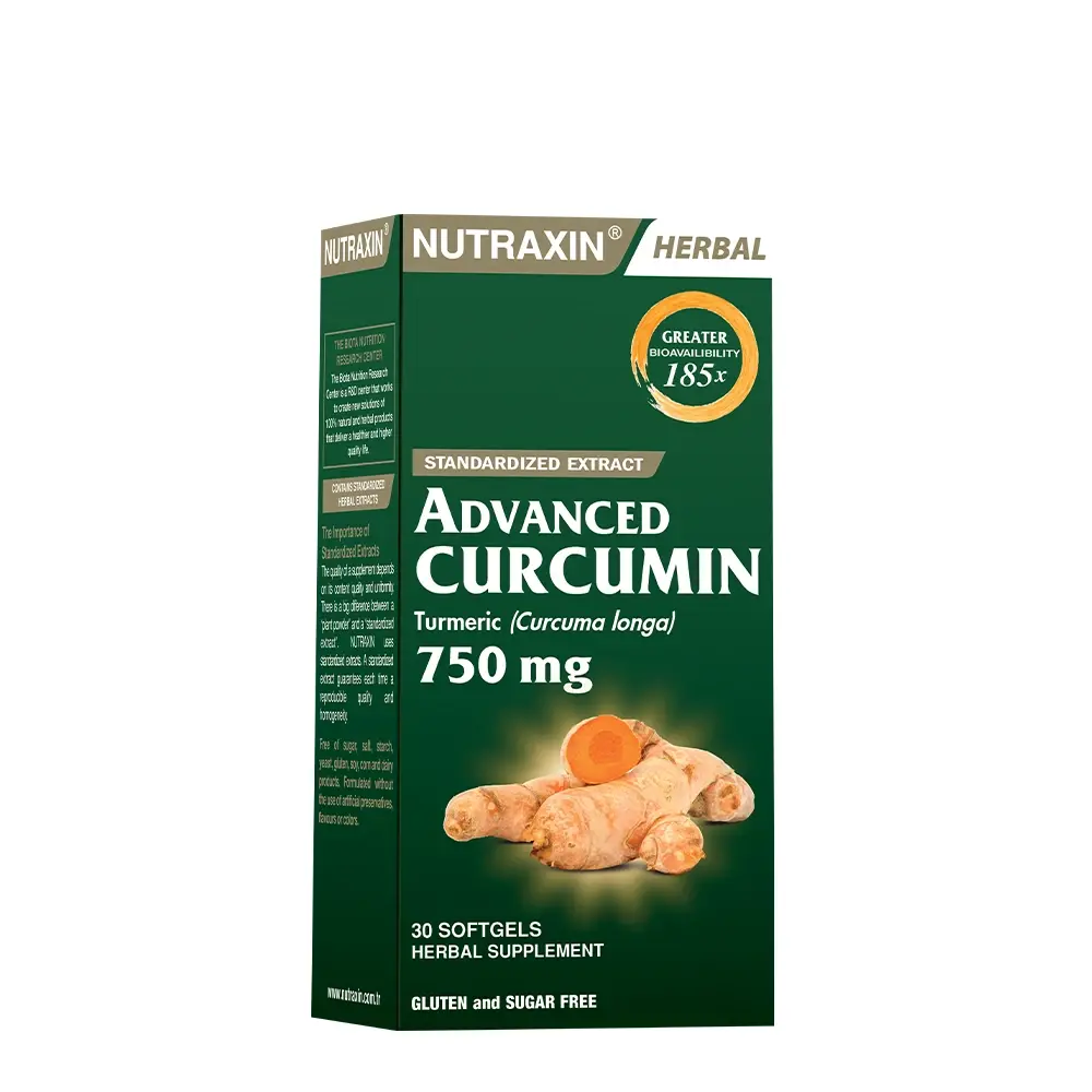 Nutraxin Advanced Curcumin yumuşak 30 jel kapsül