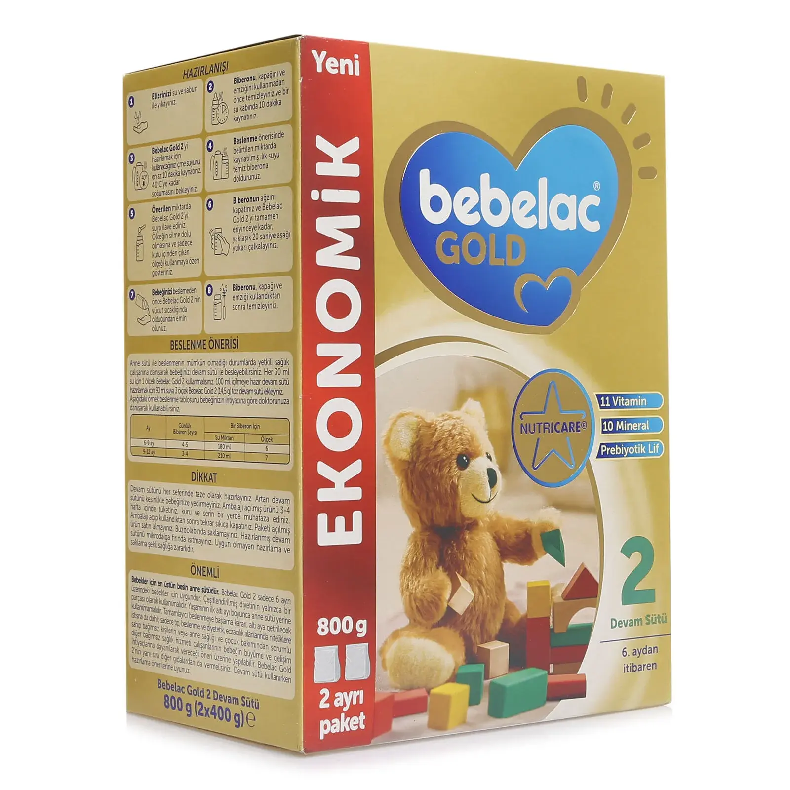 BEBELAC GOLD 2 Devam Sütü 800 G