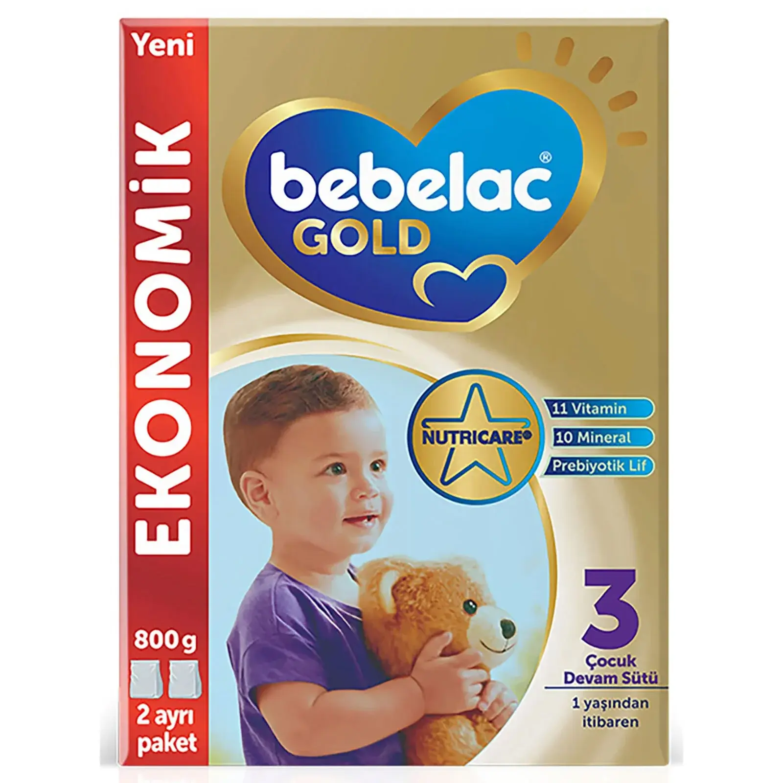 BEBELAC GOLD 3 Çocuk Devam Sütü 800 G